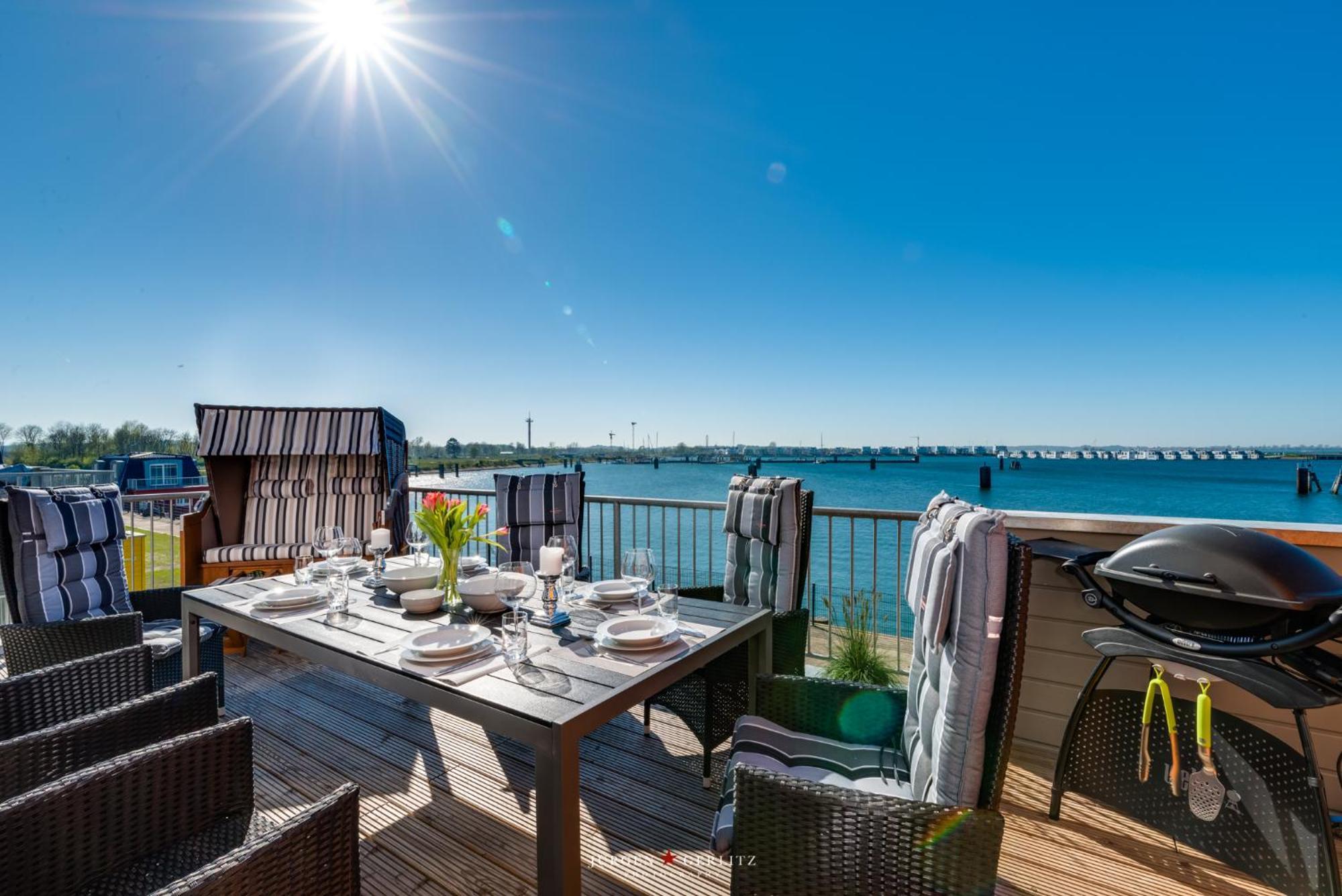 Ferienwohnung Hafenlounge Olpenitz Esterno foto